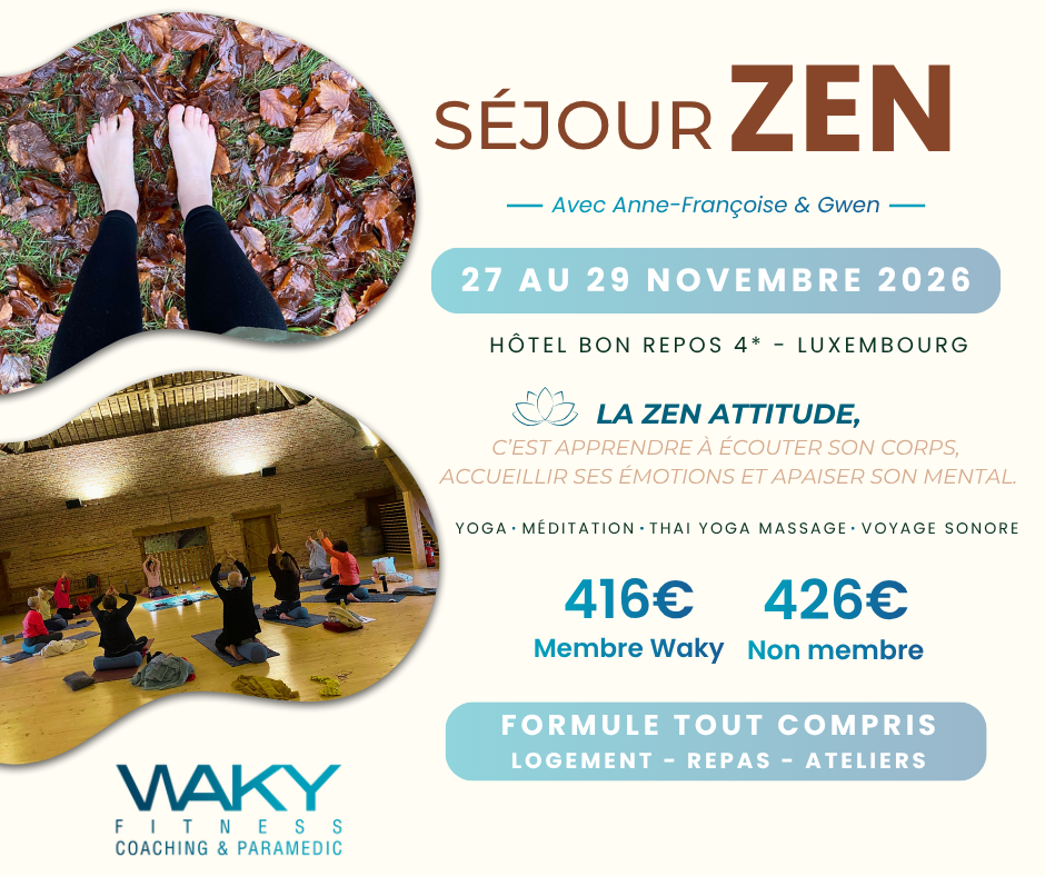 Séjour ZEN - 27 au 29 novembre 2026